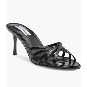 Steve Madden Rolla Stiletto Slide Sanda in Black Size 9